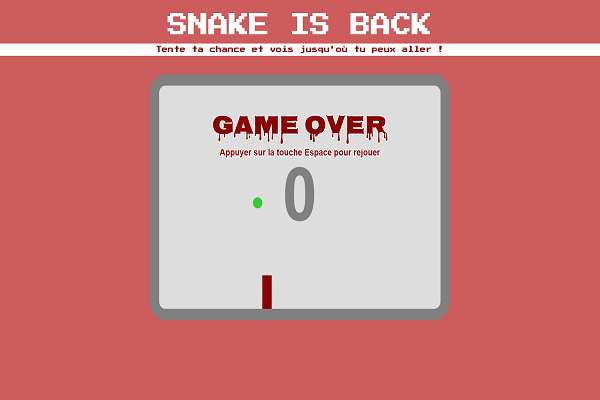 Image amenant au jeu Snake en cliquant dessus.#